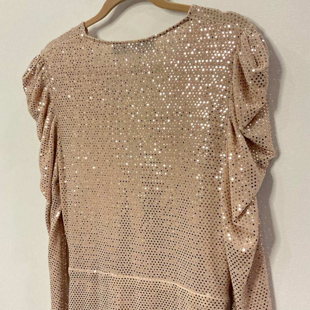 IRO Shimmering Silver Mini Dress - Picture 9 of 11